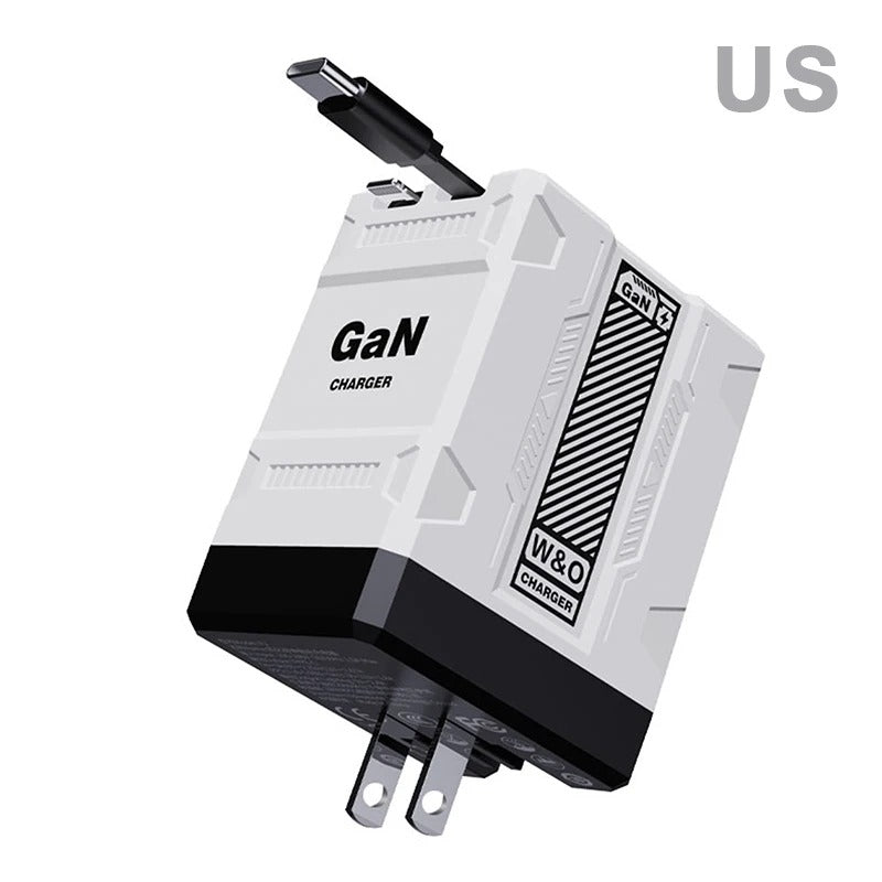 Advanced Dual PD USB GaN Charger, 20W Fast-charge Compatible for 14, 15, 16