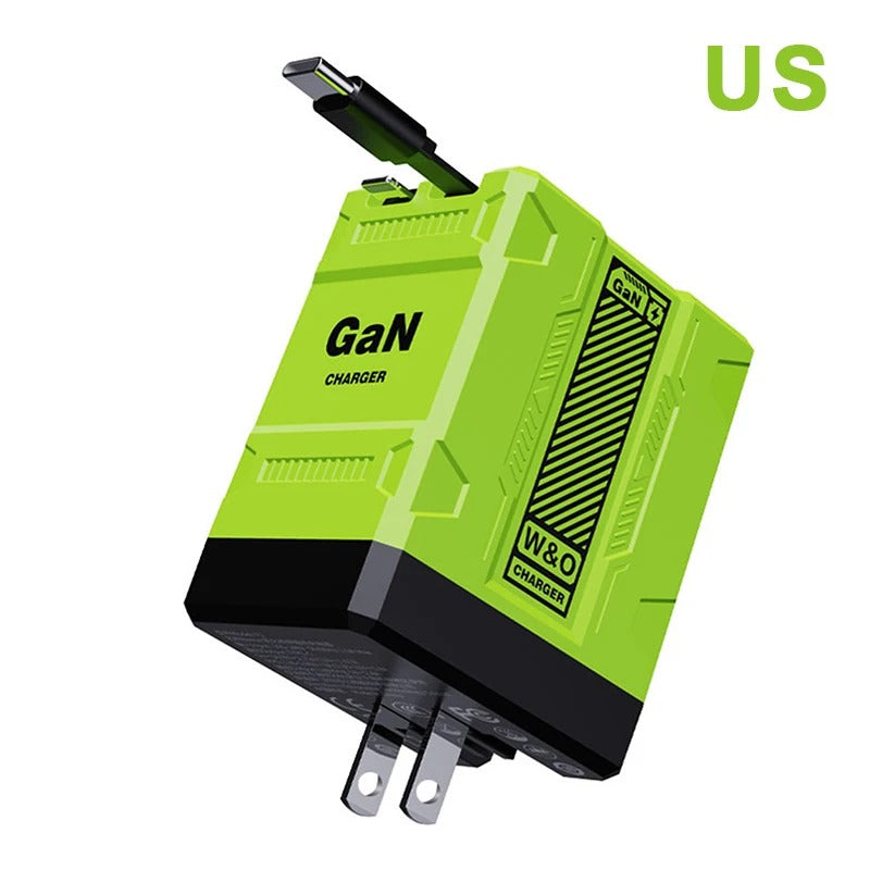 Advanced Dual PD USB GaN Charger, 20W Fast-charge Compatible for 14, 15, 16