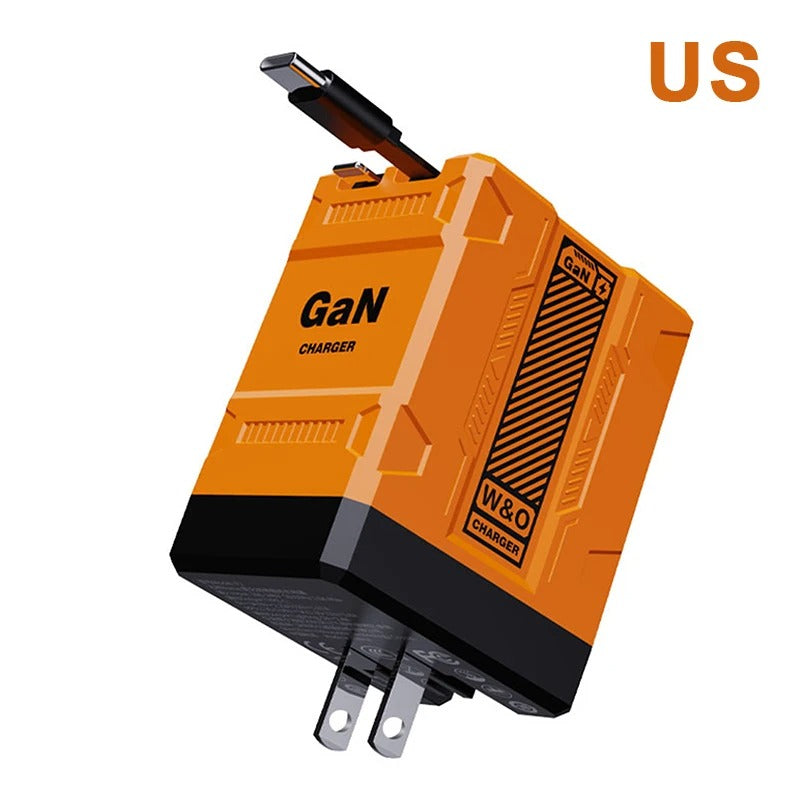 Advanced Dual PD USB GaN Charger, 20W Fast-charge Compatible for 14, 15, 16