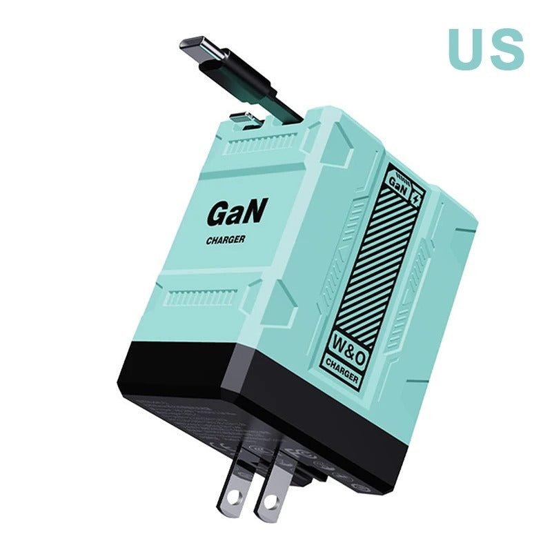 Advanced Dual PD USB GaN Charger, 20W Fast-charge Compatible for 14, 15, 16