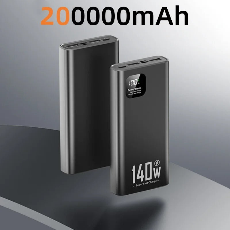 500000mAh High Capacity Power Bank 140W PD 22.5W Super Fast Charging Portable Battery Charger for iPhone 12-17 Samsung