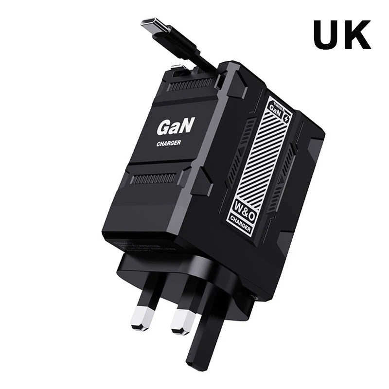 Advanced Dual PD USB GaN Charger, 20W Fast-charge Compatible for 14, 15, 16