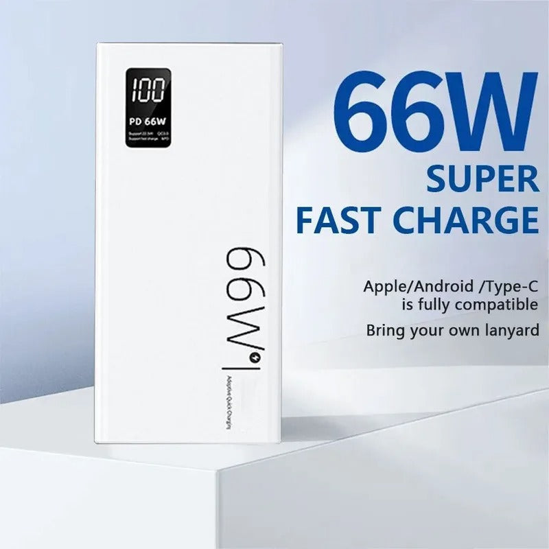 Portable 20000Mah Power Bank Pack Fast Charger 2 USB Battery For Mobile Phone UK - Buglass