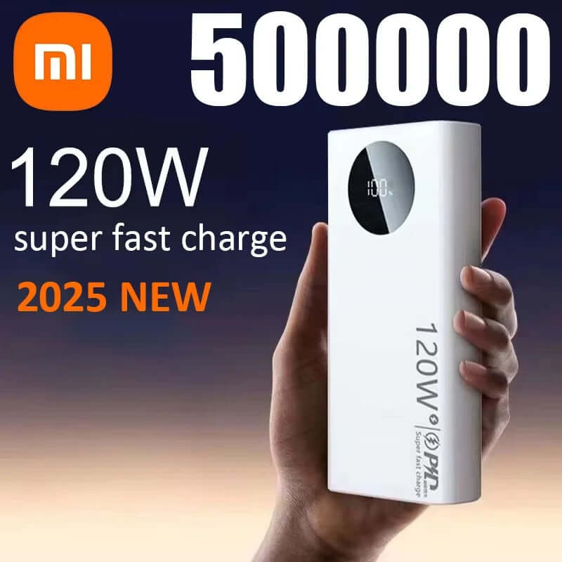 UltraCharge™ 120W Power Bank – 50,000mAh Fast Charging Beast.