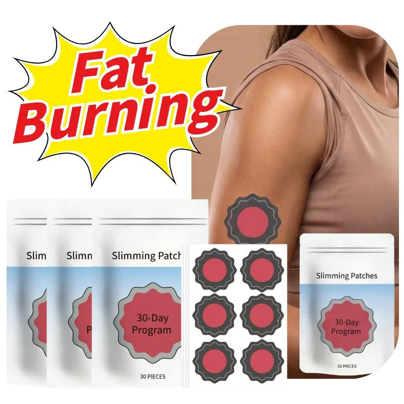 Herbal Abdomen Fat Burning Stickers For Weight Loss 30-Day Detox Slimming Patches Moisturizing Natural Slimming Belly Patches