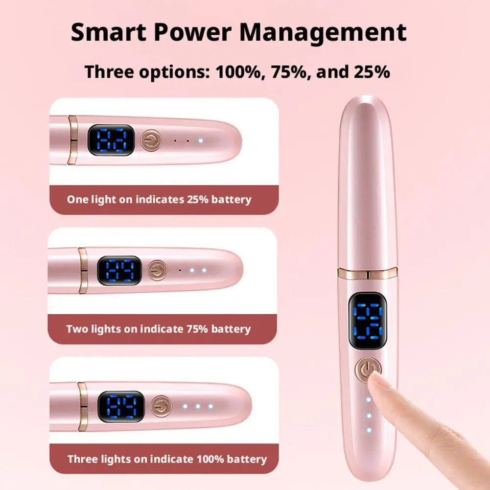 Rechargeable Electric Heated Eyelash Curler, Digital Display 3-Level Temperature Control for Long-Lasting Lash Curls