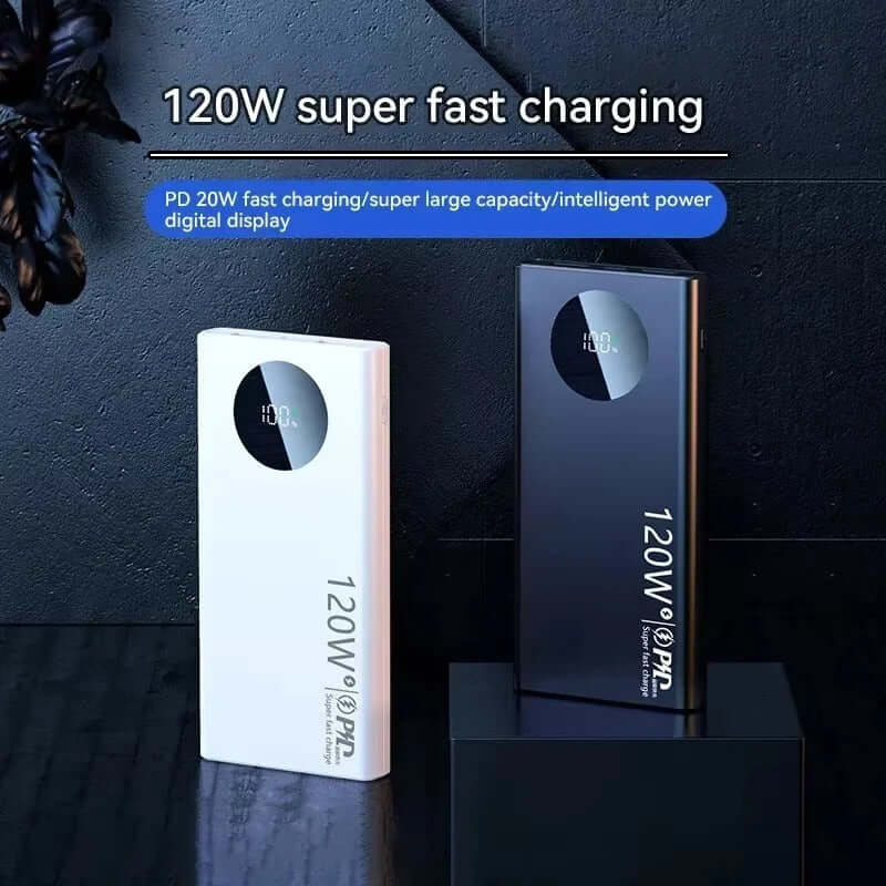 UltraCharge™ 120W Power Bank – 50,000mAh Fast Charging Beast.