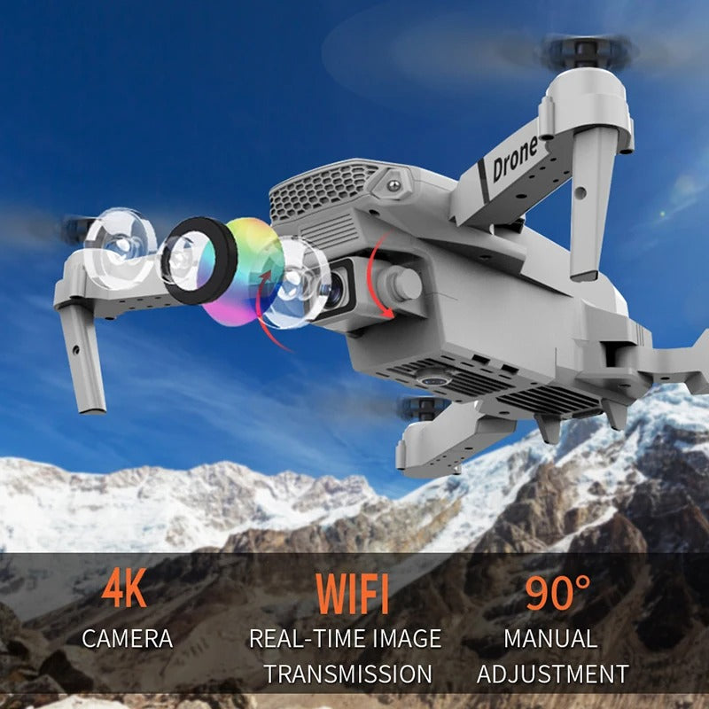 2026 NEW E88 Pro Drone 4k HD Dual Camera FPV 13-Minutes Flying Long Range Rc Quadcopter Foldable Mini Drone E88 Pro Boy Toy