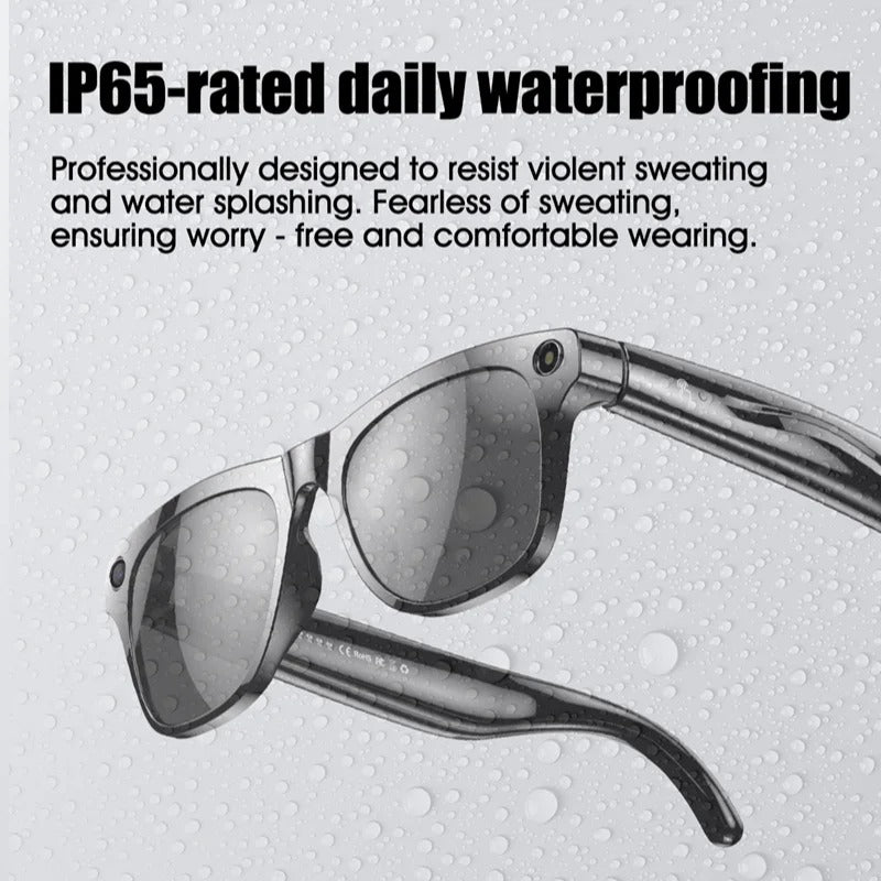 4K AI Smart Photochromic Glasses Multifunction Camera Bluetooth Call Voice Assistant Music Player Translate Glasses For Xiaomi