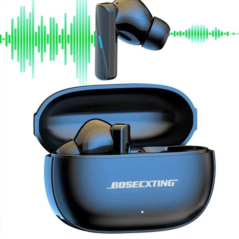 Bosecxting Wireless Bluetooth Headphone In-ear Earplugs New Noise Reduction Sliding Cover Headset Sports Game Earphones With Mic
