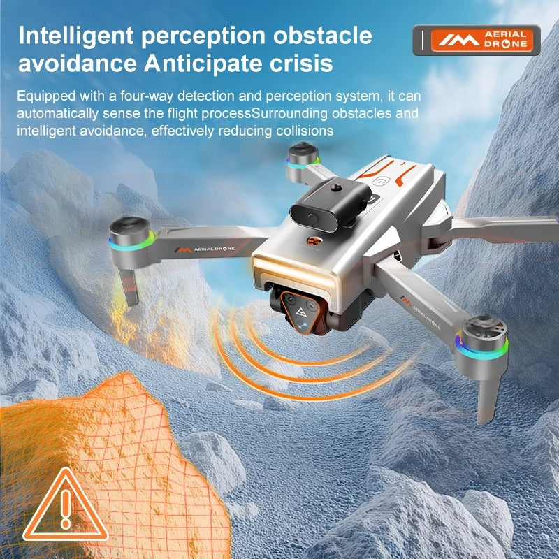 Foldable New M4 RC Drones With 4K/8K Professional 1080P Wide Angle HD Cameras Aerial Photography WIFI FPV Height Hold Quadcopter