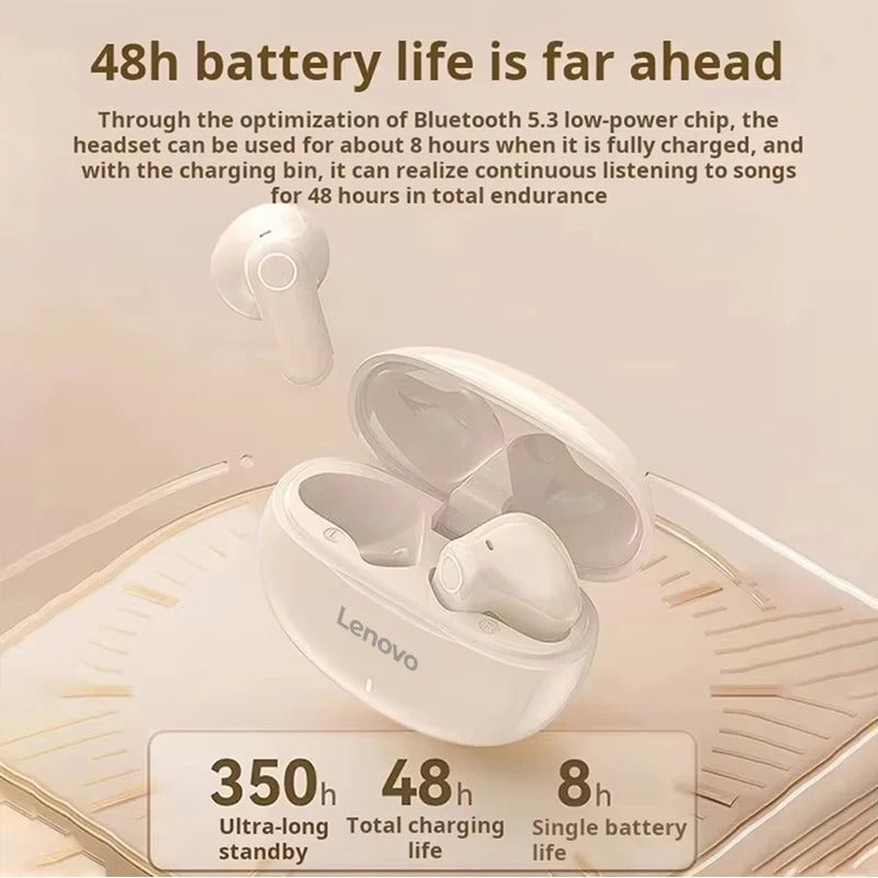Lenovo New TWS Smart Digital Bluetooth Earphones In Ear ANC Noise Reduction Long Range Wireless Earphones With Mic Touch Screen