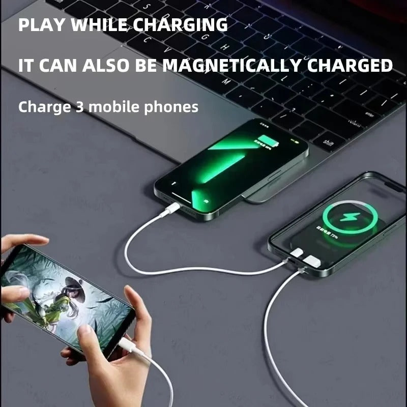 Xiaomi 200000mAh Power Bank Magnetic Wireless 22.5W Ultra Capacity Super Fast Charging Power Bank For IPhone16 Samsung 2025 - Buglass