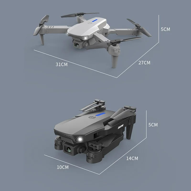 New E88Pro RC Drone 4K Professinal With 1080P Wide Angle HD Camera Foldable RC Helicopter WIFI FPV Height Hold Apron Sell