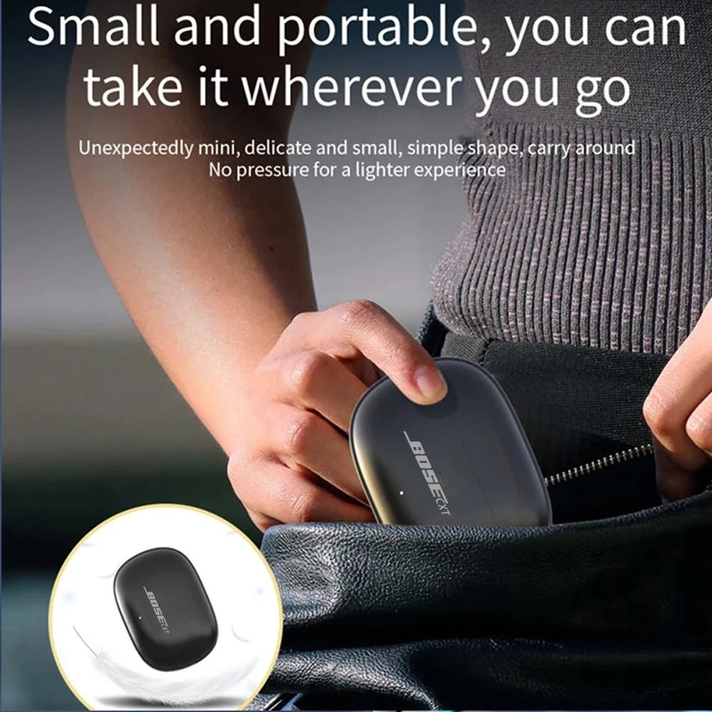Bosecxt Wireless Bluetooth Headphone In-ear Earplugs Sleep Noise Reduction Sliding Cover Headset Sports Game Earphones With Mic