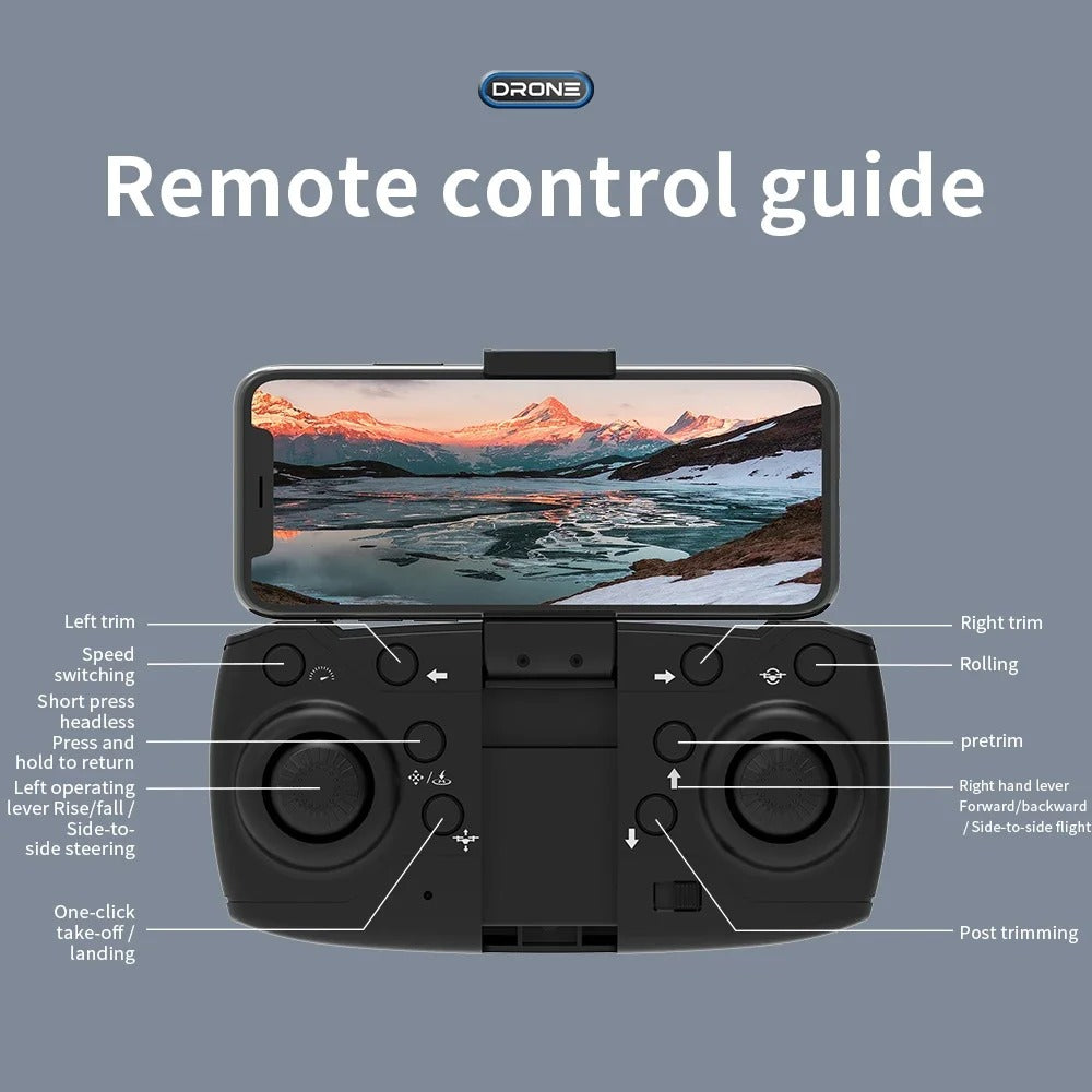 New E88Pro RC Drone 4K Professinal With 1080P Wide Angle HD Camera Foldable RC Helicopter WIFI FPV Height Hold Apron Sell
