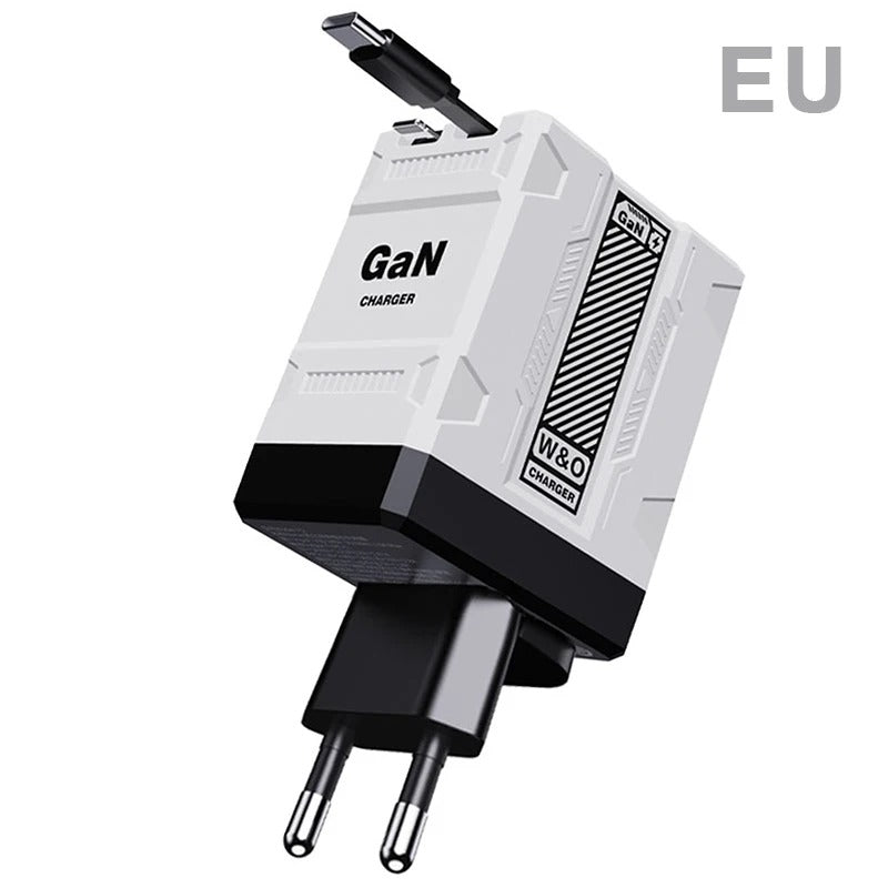 Advanced Dual PD USB GaN Charger, 20W Fast-charge Compatible for 14, 15, 16