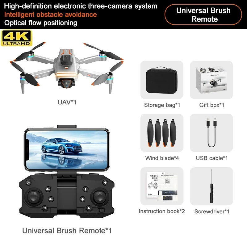 Foldable New M4 RC Drones With 4K/8K Professional 1080P Wide Angle HD Cameras Aerial Photography WIFI FPV Height Hold Quadcopter