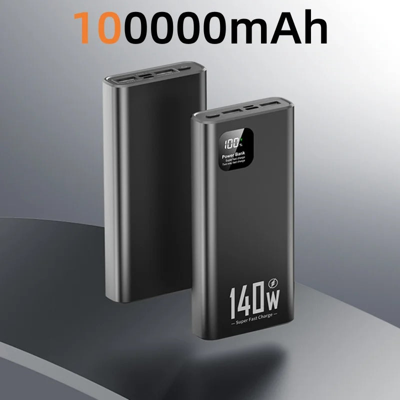 500000mAh High Capacity Power Bank 140W PD 22.5W Super Fast Charging Portable Battery Charger for iPhone 12-17 Samsung
