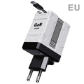 Advanced Dual PD USB GaN Charger, 20W Fast-charge Compatible for 14, 15, 16