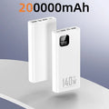 500000mAh High Capacity Power Bank 140W PD 22.5W Super Fast Charging Portable Battery Charger for iPhone 12-17 Samsung