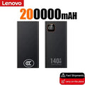 Lenovo 500000mAh Large Capacity 140W CCC Power Bank 2027 NEW Portable Super Fast Charging Battery Charger For Xiaomi iPhone