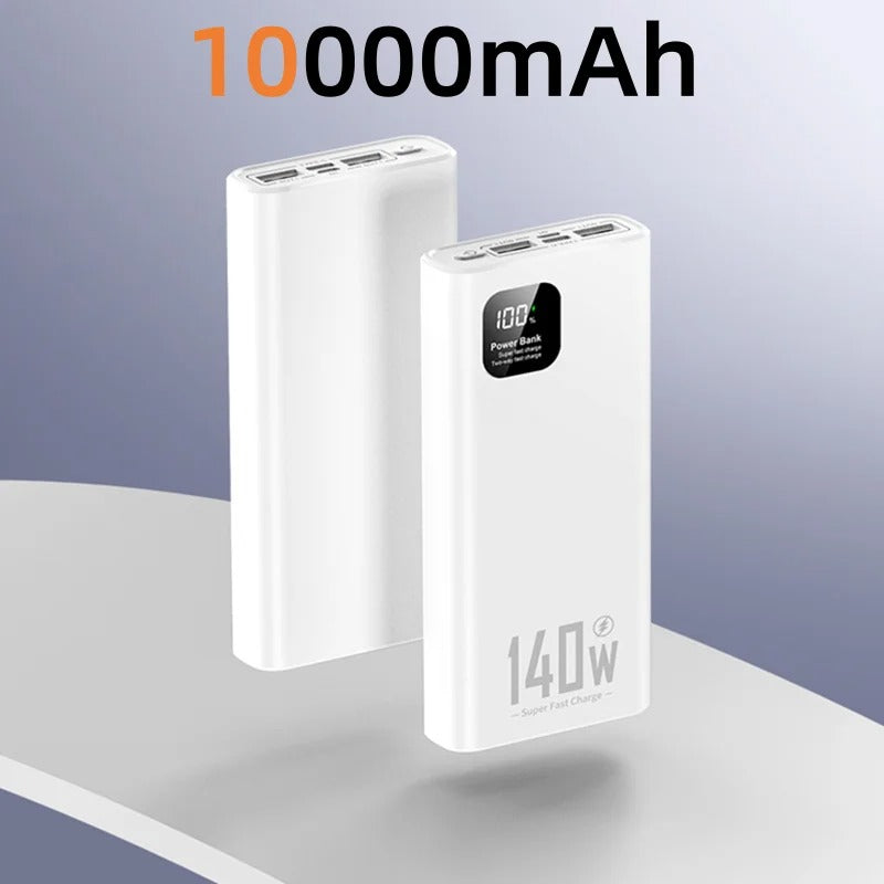 500000mAh High Capacity Power Bank 140W PD 22.5W Super Fast Charging Portable Battery Charger for iPhone 12-17 Samsung